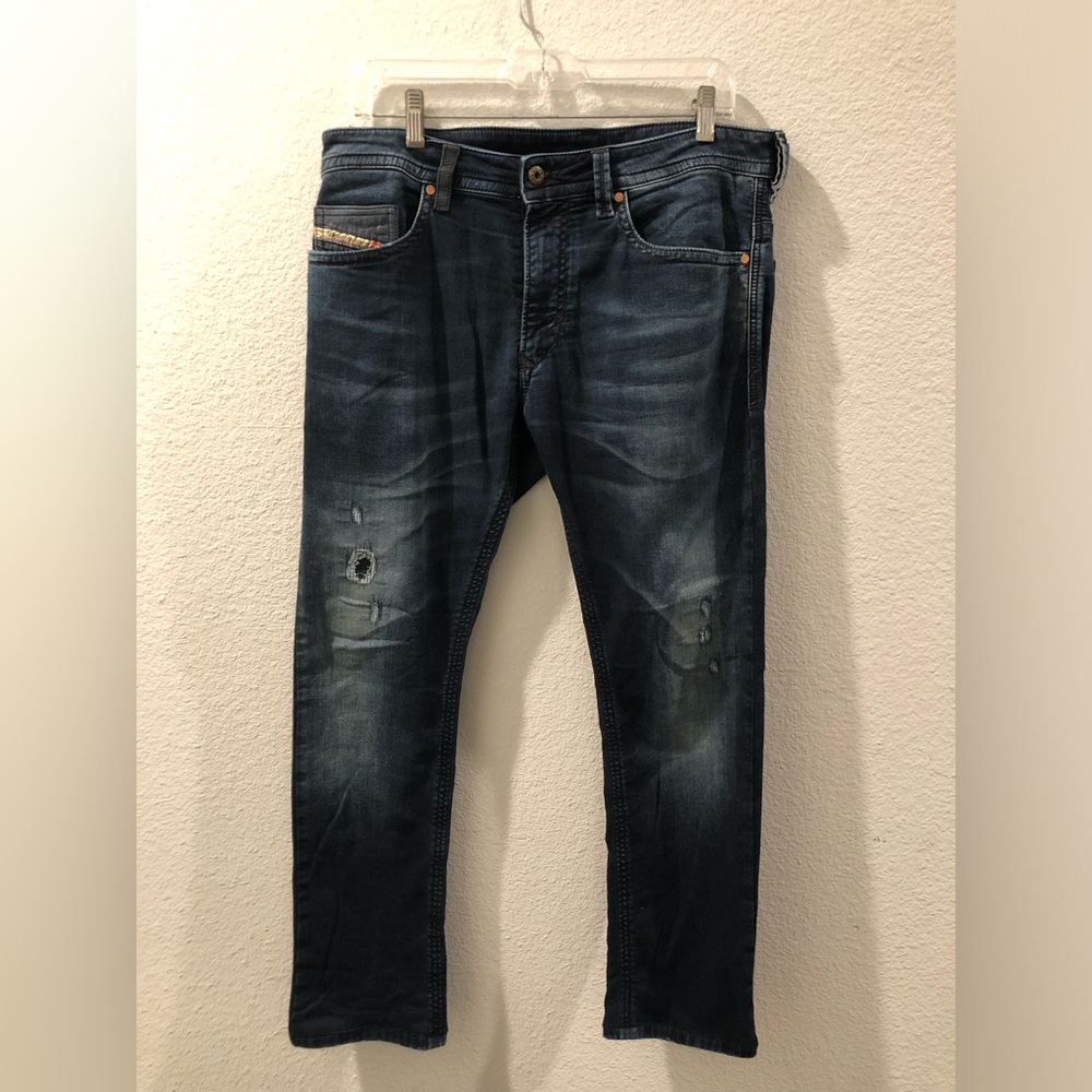 Diesel Men's Dark Blue Skinny Jeans